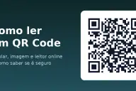 QR Code ao lado do texto Como ler um QR Code: celular, imagem e leitor online